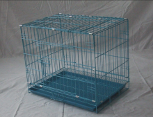 folded wire dog crate