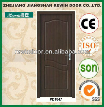 pvc wooden interior solid wood doors