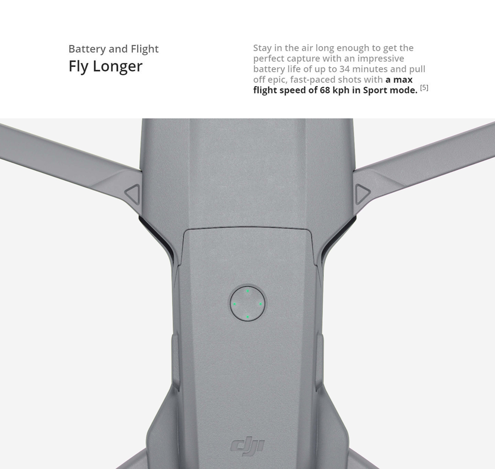 DJI 4K HD Video Recording Remote Control 34-min Flight Time 10km Mavic Air 2 Fly More Combo
