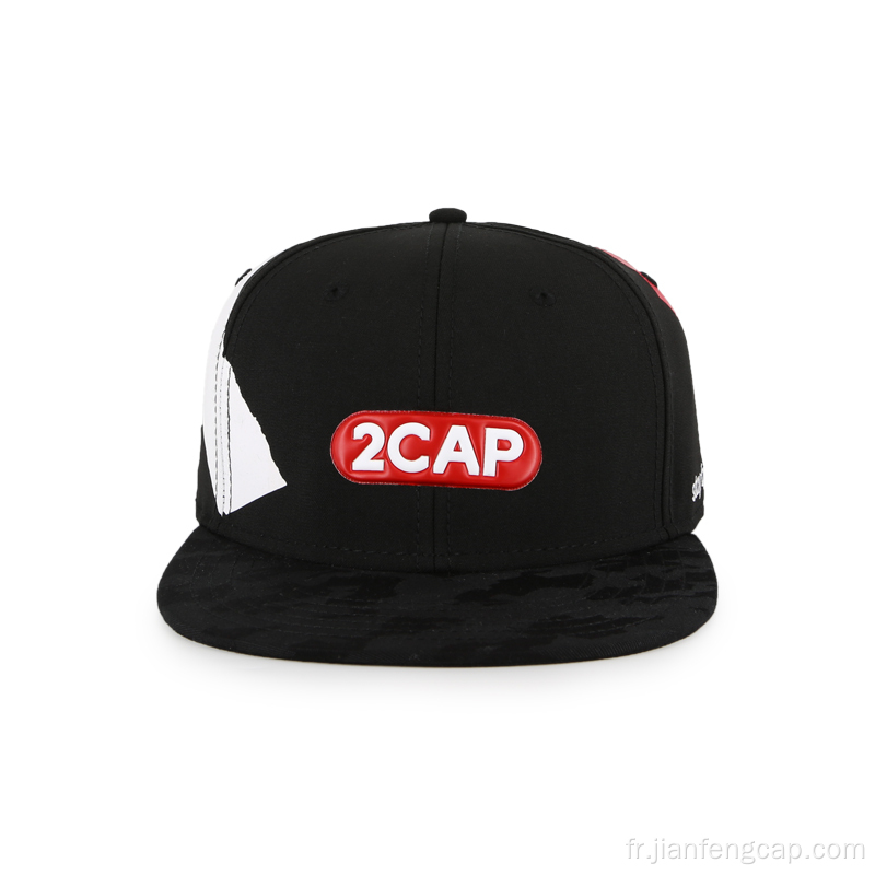 casquette snapback avec logo TPU brillant