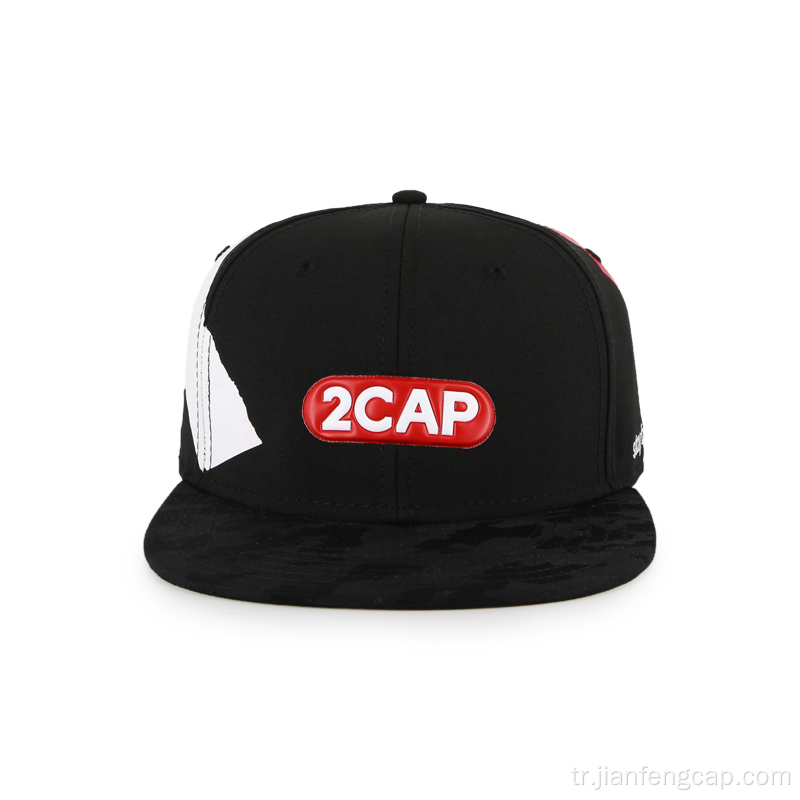 parlak TPU logosu snapback şapka