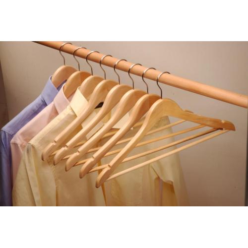 wooden clothes hanger basic hanger 44.5cm natural