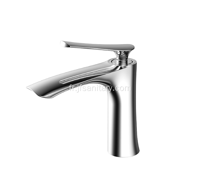 Robinet de lavabo moderne en laiton de vente chaude chrome