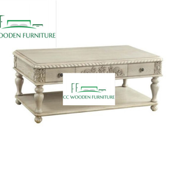 European style wood payton coffee table with lift top