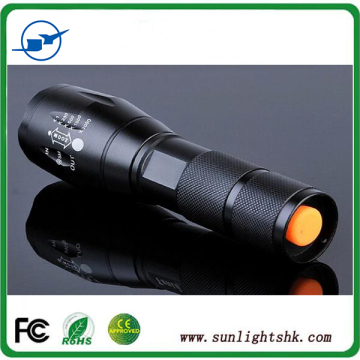 Aluminum Ranger XML T6 Led Digital Flashlight, 1000 Lumen Flashlight