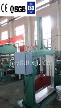 Hydraulic rubber bale cutter/guillotine machine 