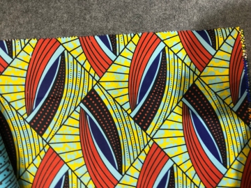 Wax Print Garments Polyester Fabric
