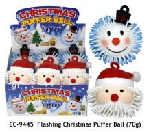Flashing Christmas Puffer Ball
