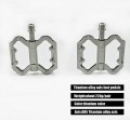 Titanium Alloy Basikal Kaki Pedal Bike Pedal