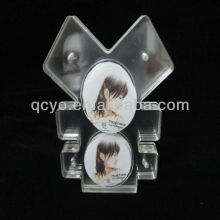 silicone 2.5inch photo frame soft plastic magnet photo frame