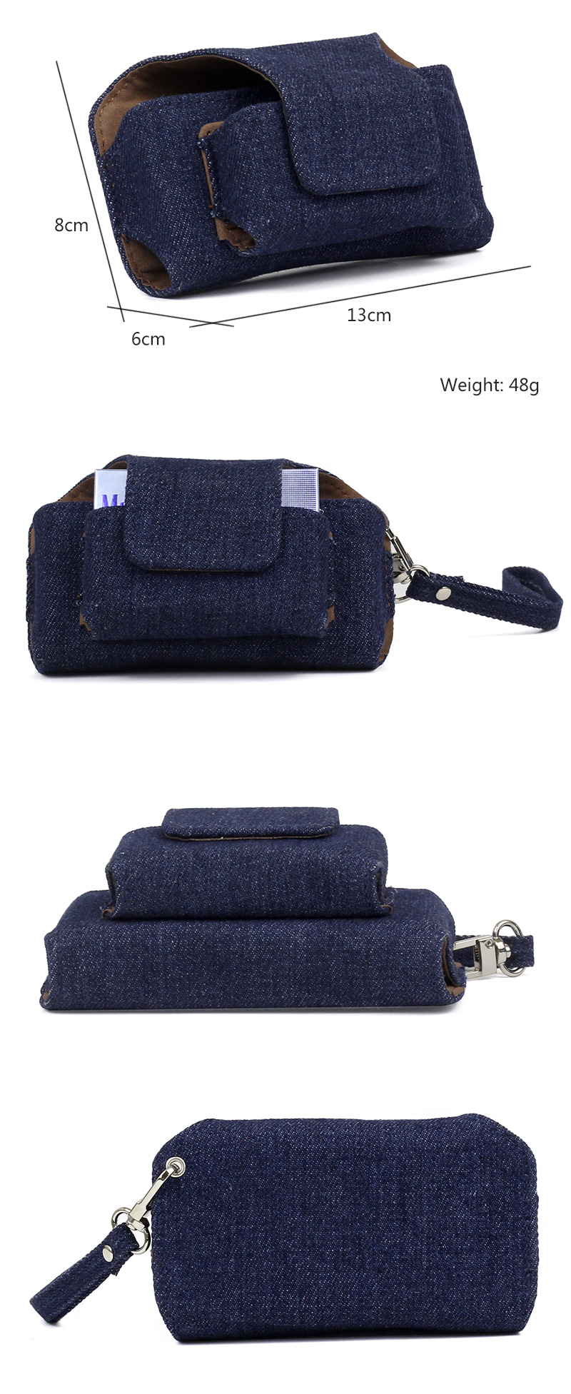 Iqos Denim Cigarette Carry Bag