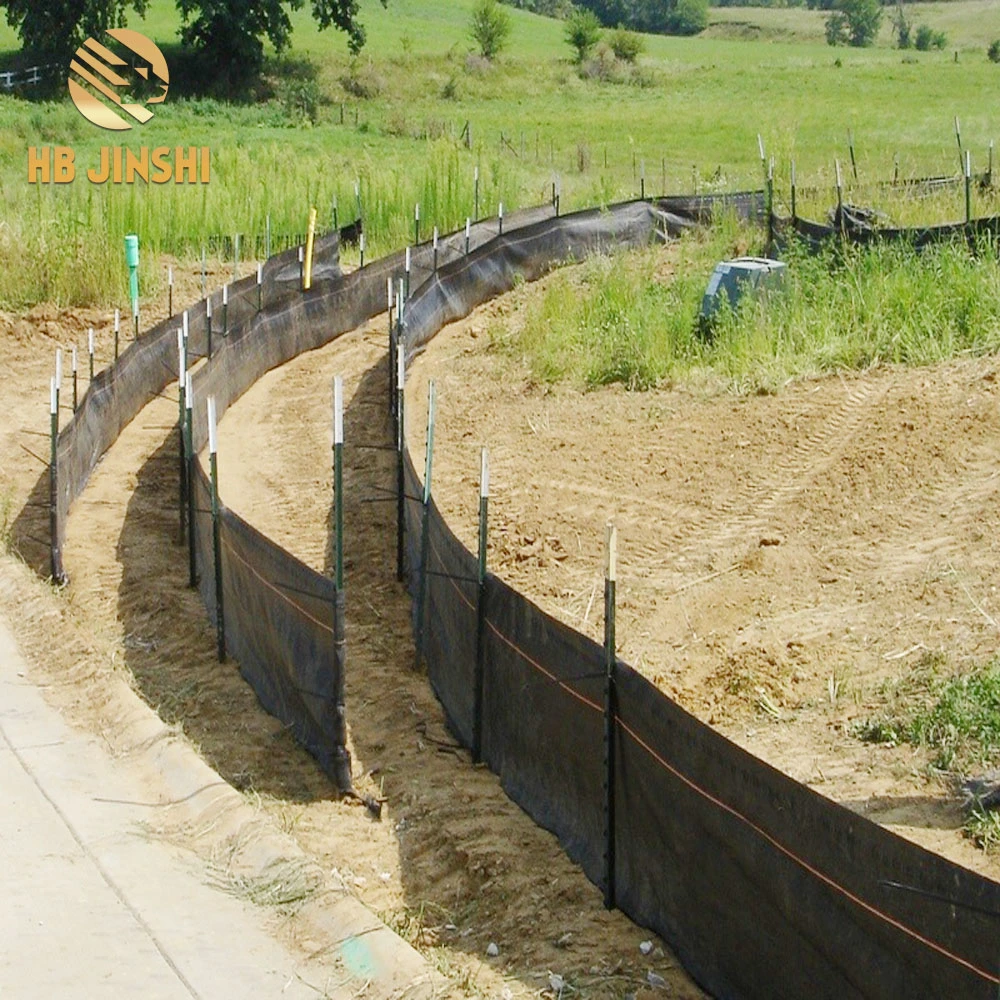 Wire Back Silt Fence for Erosion Prevention