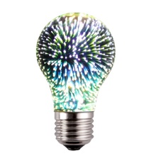 3D Firework deco led light bulb E27 ST64 A60 G95