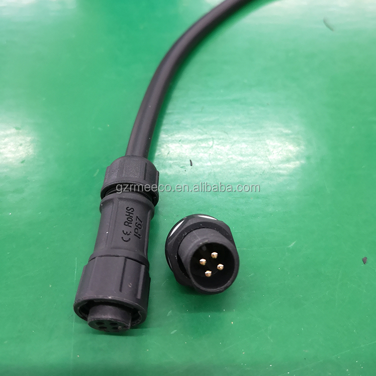 IP68 30A 500V SP21 4pin waterproof cable connector