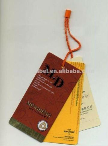 garment paper hangtag