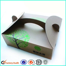 กล่องกระดาษผลไม้ส่งเสริมการขายกล่องกระดาษแข็ง