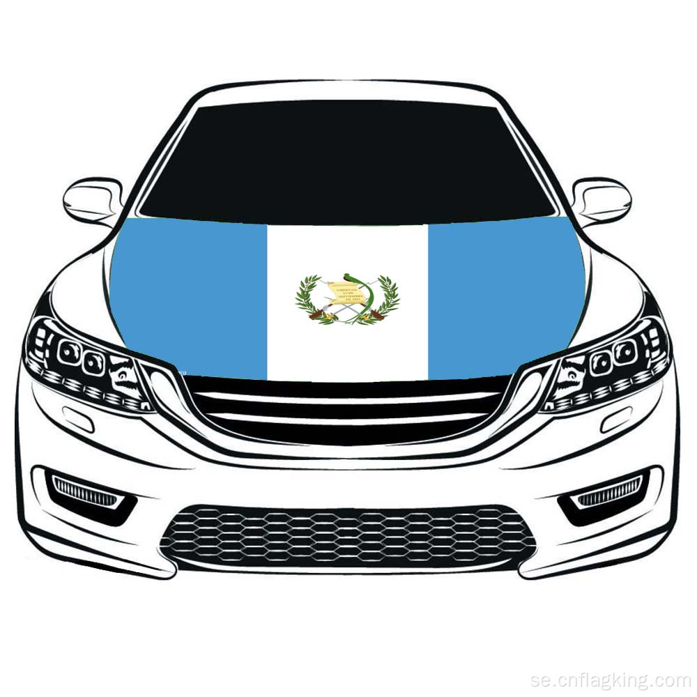 World Cup Guatemala Flag Car Hood flagga