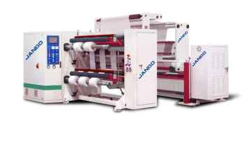 Double-axis center surface slitting and Rewinding Machine