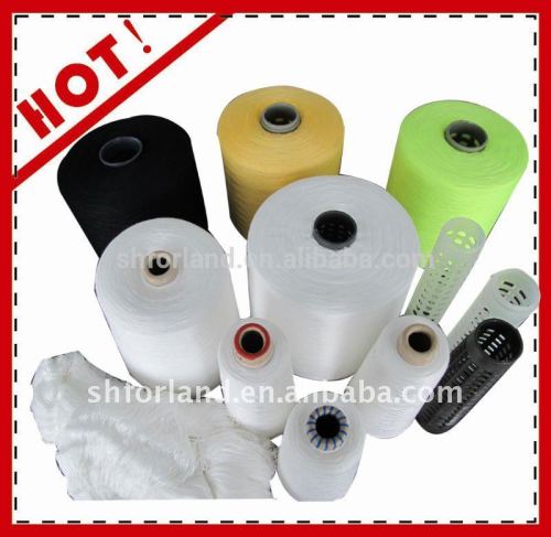 polyester yarn 30 2 spun stock lot for sewing ring spun
