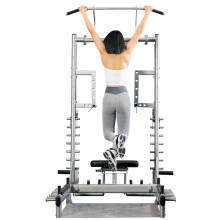 Commercial professional multi power half squat rack