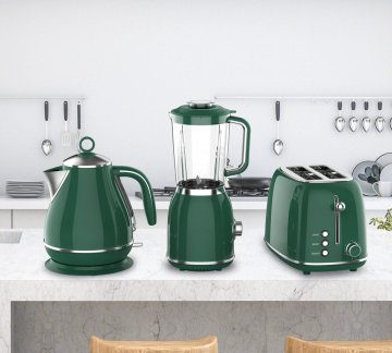New Retro Breakfast Set: Blender, Kettle, and Toaster