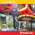 Overhead Crane with Magnechuck