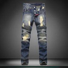Men's Low Waist Straight Jeans