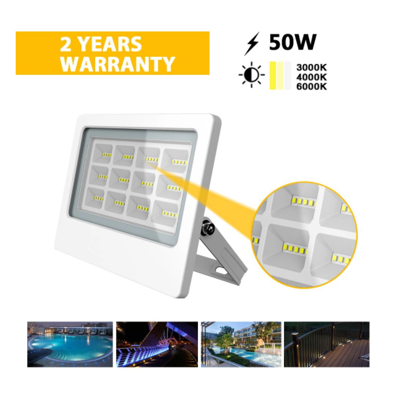 LED flood light for courtyard lighting