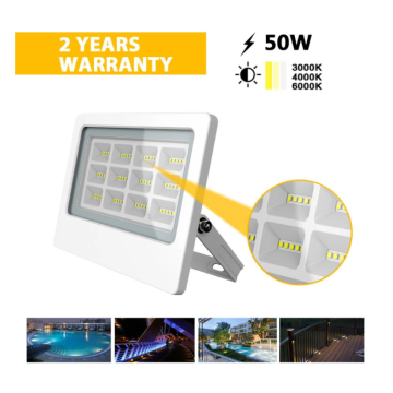 LED flood light for courtyard lighting