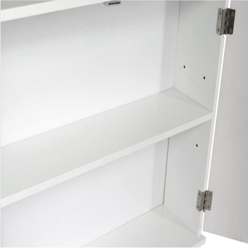 Bathroom Cabinet Wall Mounted Storage Shelf White