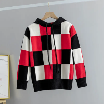 Contrast Knit Sweater On Sale