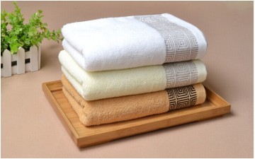 16s hotel towel set, white color hotel bath towel