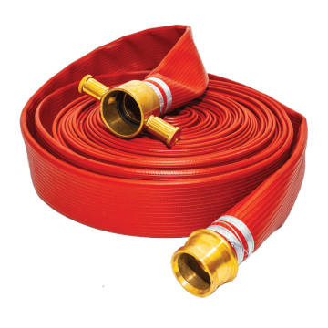 Rubber Lined Fabric Fire Hose For Fire Fighting