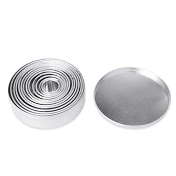 14PCS Round Shape Stainless Steel Custom Cookie Cutters