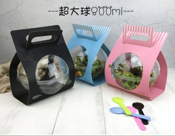 Transparent Disposable Souffle Cup Bowl Packaging