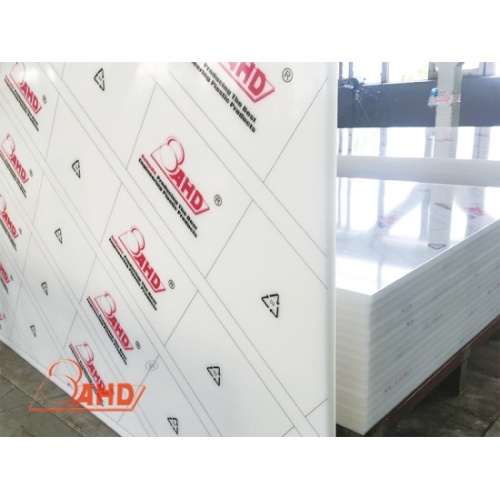 Plancha de polietileno de alta densidad (HDPE 500) blanca