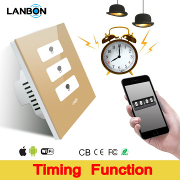 Lanbon wifi smart switch Mobile app control smart home system