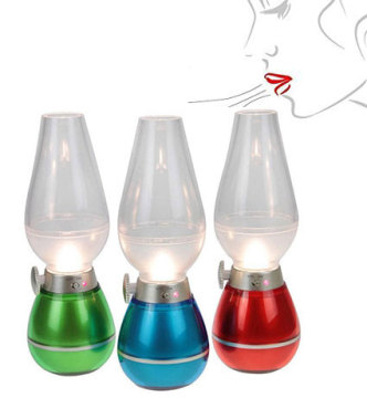 Flameless LED Blowing Control Lamp