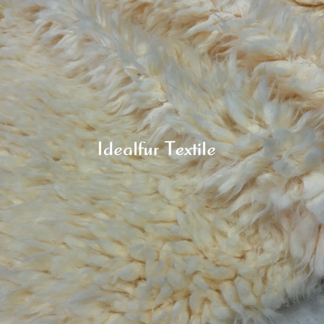 Solid Color Imitation Lambs Wool/Granules Plush/Shag Fur