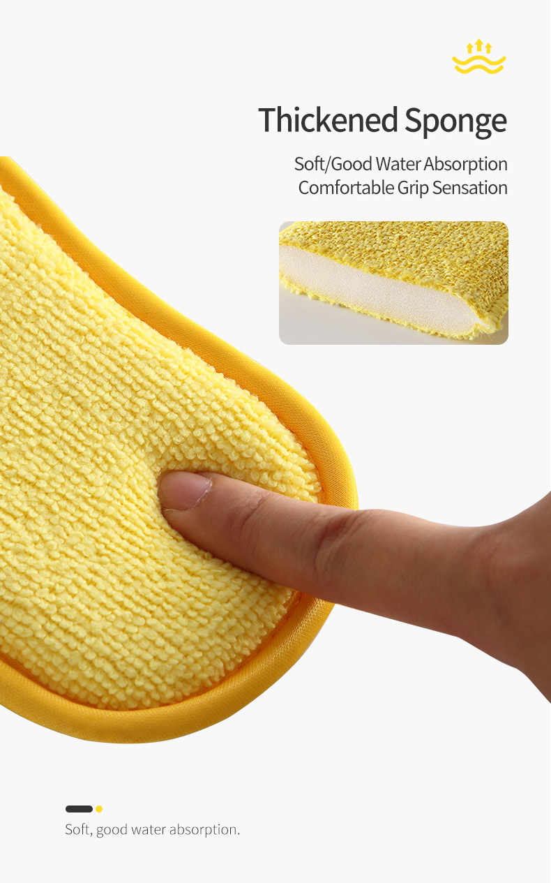 microfiber kitchen sponge