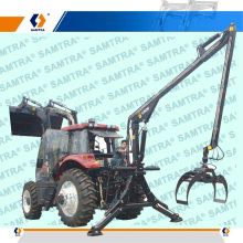 Log Grabbing Crane with Self-Owned Hydraulic System