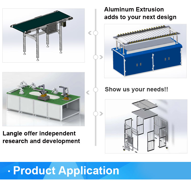 aluminium profile chain conveyor automatic belt conveyor appliance assembly line modular conveyor