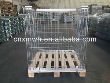 Wood pallet container