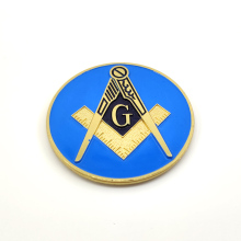 Masonic Blue Lodge Car Emblems: Square and Compass Masonic Auto Badges
