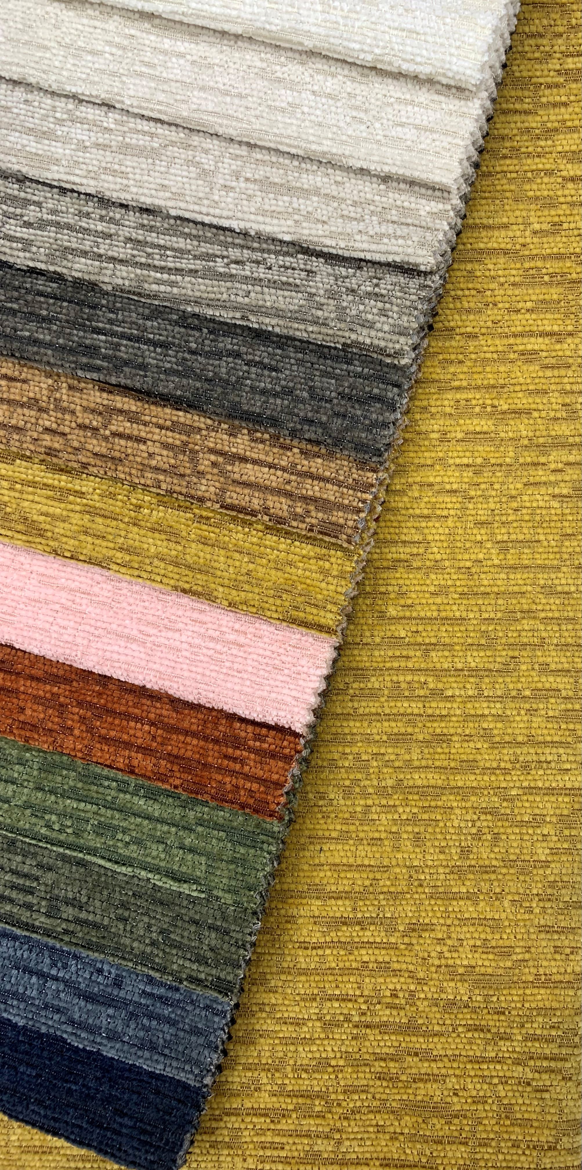 Απλό ριγέ ύφασμα σενίλ Simple Striped Chenille Fabric