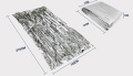 Cobertores térmicos de emergência de sobrevivência em folha de alumínio