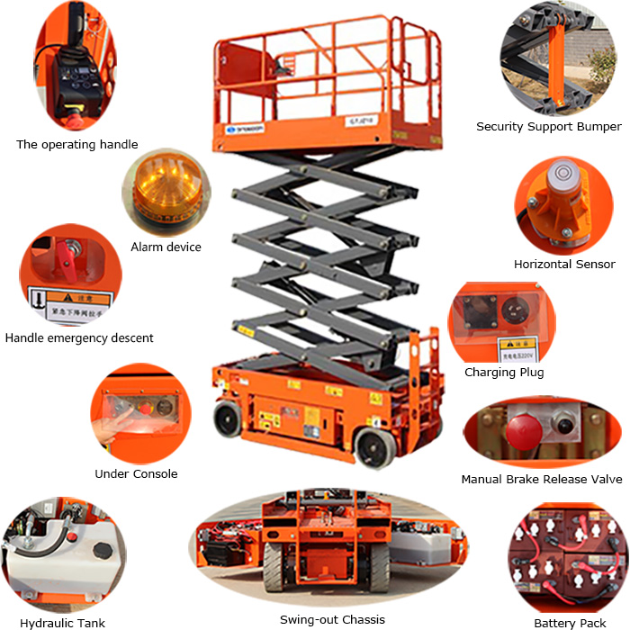 6m Hydraulic Self Propelled Scissor Lift