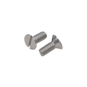 Stainless/Steel slotted countersunk head screws