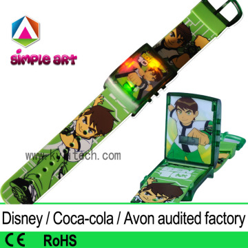 2014 vogue flashing light ben 10 watch