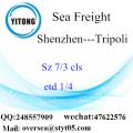 Shenzhen Port LCL Consolidatie naar Tripoli